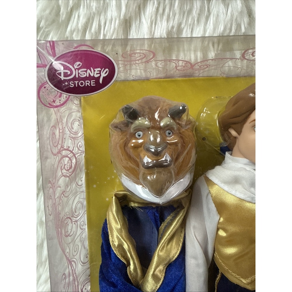 Disney Store Beauty & Beast Prince Adam Beast Classic Doll Set Boxed Unused - Picture 2 of 5